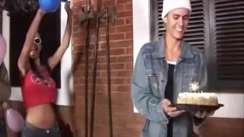 SS large dong Adriana Rodrigues In darksome dress Has Her Birthday Party