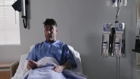 pretty blonde Nurse Administers A sexy Beef Injection