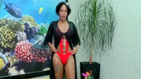 TS Granny Adrieli Pinheiro Self Sucks Her monstrous Horse 10-Pounder And Cums In face hole