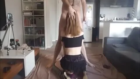 Petite Sissy Enjoys pleasant Her Daddy