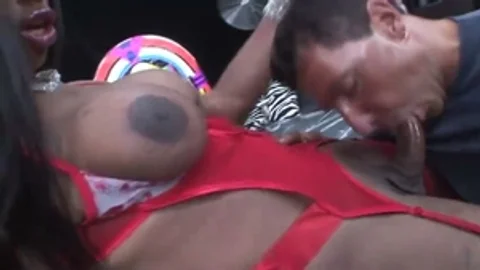 sexy Copulation With black lady-man