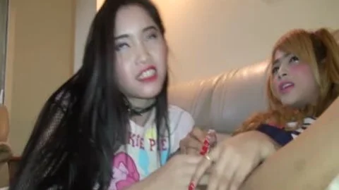 Ladyboy Babydoll bonks Ice Thai Beauty