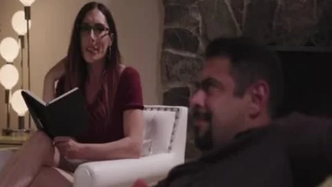 delicious TS Melanie Brooks Let man Enjoys sucking Her Hard Shecock