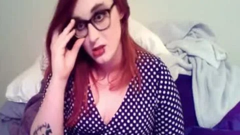 large nice-looking woman Redhead legal age teenager t-girl Masturbates cock
