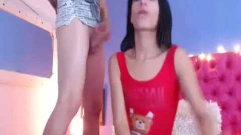 amateur brunette ladyboy Sucks Boyfriend
