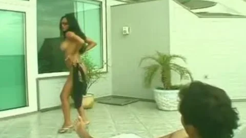 Claudia Moura bonks With chap And Whips Him