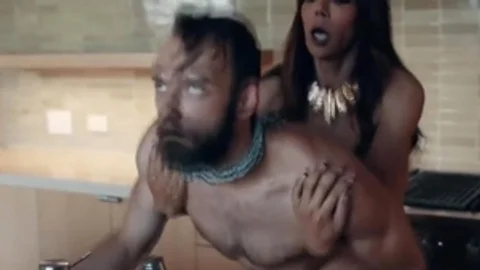 new Stepson gets His booty bare poke By His TS Stepmother