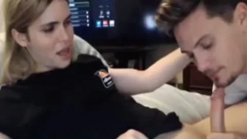 blonde sheboy blowjob From Hubby cam
