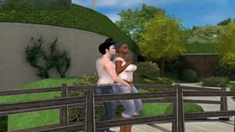Foxy 3D ebony shelady receiveting pokeed Hard In The Park By Jj1zzny