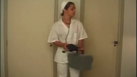 tranny Nurse gets anal Split
