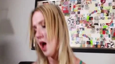naughty Kayleigh Coxx dripping TS sperm After stroking