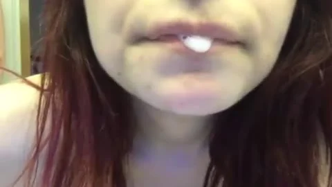 Junior babe's petite Cumming dick