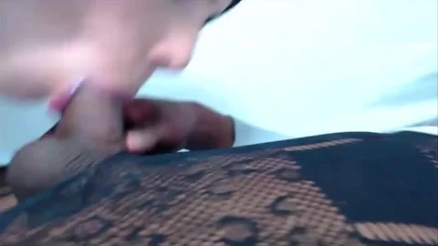 tranny penis suckers On extreme Closeup