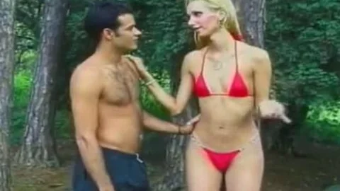 cute young Fair-haired ladyboy Giselle Davila With perky love muffins loves To acquire ass pounded In The Wood