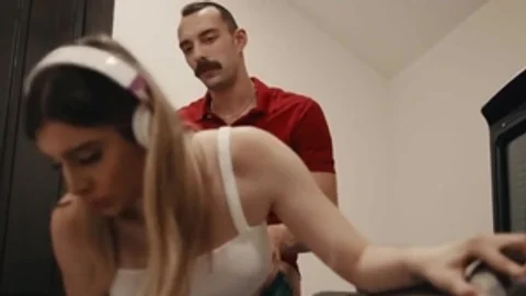 breasty Trans Maid acquires Her butthole Rammed By Her concupiscent Boss
