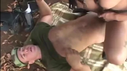 Carla Abiazzi bonks With A Soldier