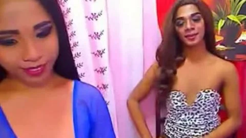 tiny milk shakes Trannys Striptease And Masturbate On cam
