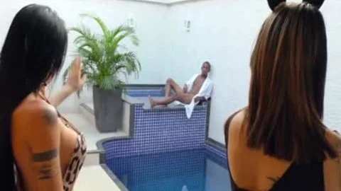 wicked sheladys Nicolly Pantoja And Vitoria Neves Lure A lad Into sofa