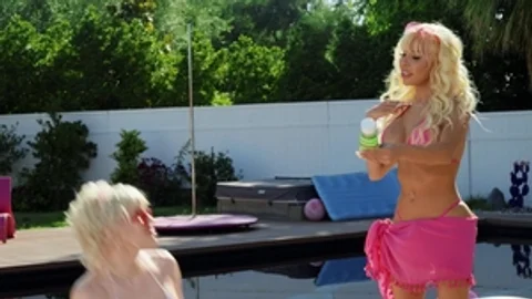 Trans Angels: Izzy's Firm Ass on Brittney's Lap