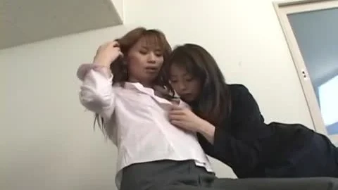 Fabulous Japanese playgirl Mami Shindo, Sayaka Kusunoki In Incredible oral-stimulation JAV Clip