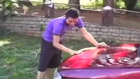 Washing My Car With My much loved Travesti