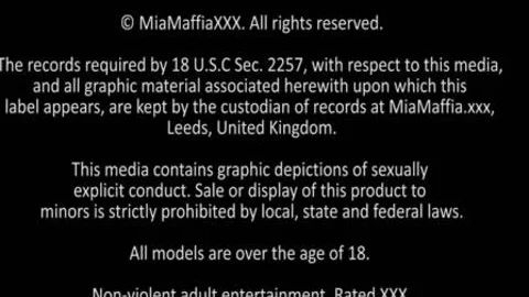 MIA MAFFIA IN PVC AROUND YOUR NECK AND MY wang IN YOUR face hole