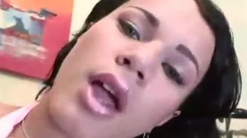 tranny Pornstar Fernanda Barros acquires drilled right into an chocolate hole