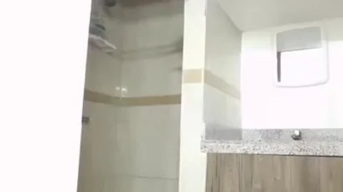 Columbian jack off In Shower
