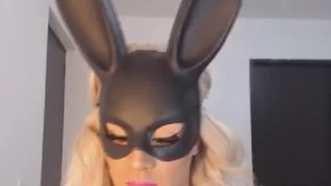 tranny With gigantic breasts Masturbates