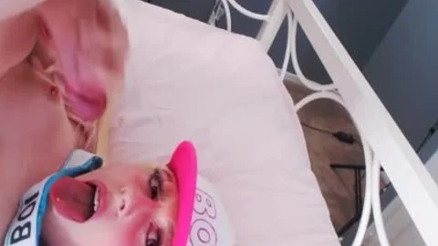 Plugged Femboy Cosplayer Prostate agonorgasmos And Self-Facial On webcam (PREVIEW)