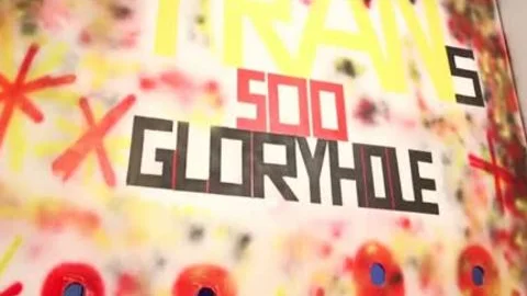 Fetish ladyman  - ladyboy Thin As A Rail Sucks two ramrods At Glotyhole