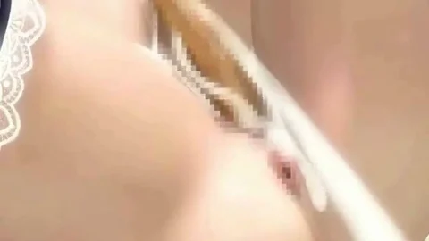 sheboy 3d hentai Maid Tittyfucked And lovely bawdy cleft banged