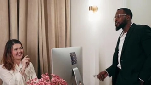 Trans Angels: Intense Job Try-Ons with Muscular Hunk Denzel