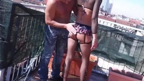 TransBella.com: Pierre DJ alongside Melissa Pozzi