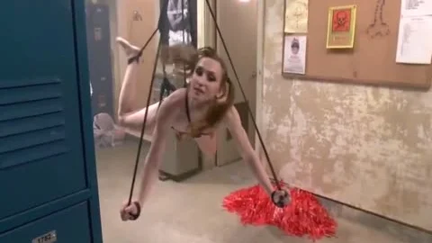 yummy ladyboy Suspended And fucked!