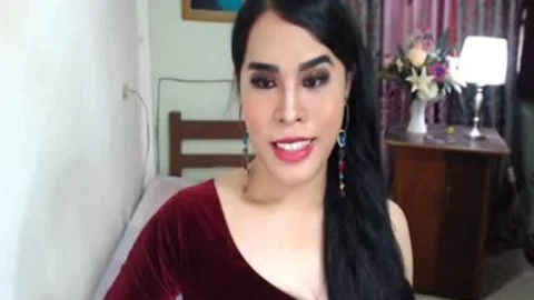 Pinay Beauty tranny nasty penis cook jerking