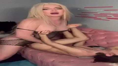 Shemale Siren Enjoys Hard Double Penetration