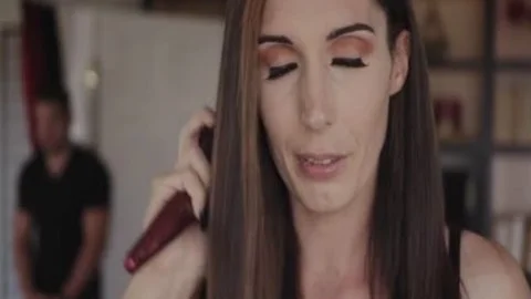 Stepson Throated And Analed His lascivious t-girl Stepmother