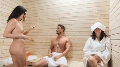 TransAngels - Transsexual Bailey Archer in the sauna cheating