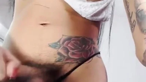 tranny monstrous titties monstrous dick Masturbation